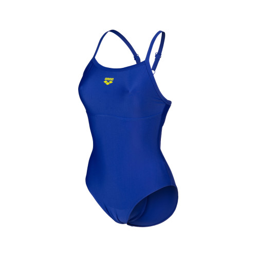 Maillot De Bain 1 Pièce Femme WO TEAM SWIMSUIT CHALLENGE SOL Bleu et vert ARENA