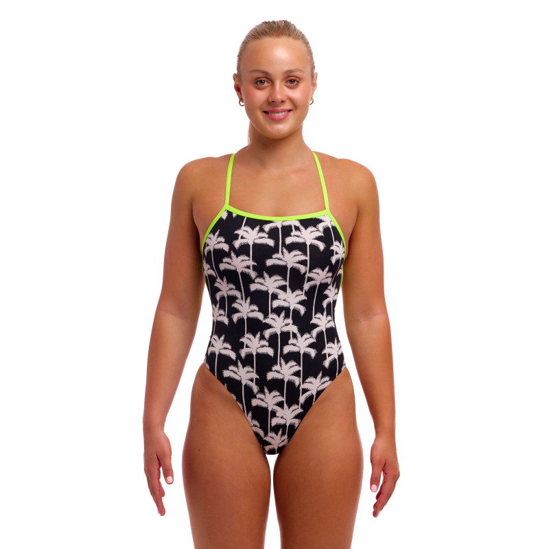 Maillot de bain femme Funkita Ladies Strapped In One Piece Palm Night