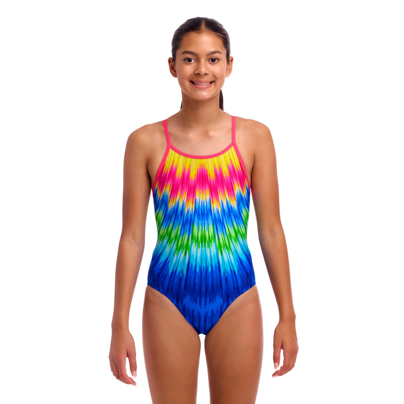 Maillot de bain fille Funkita Girl's Diamond Back One Piece Fly Time