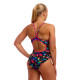 Maillot de bain femme Funkita Ladies Diamond Back One Piece Lost Leaf