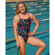 Maillot de bain femme Funkita Ladies Diamond Back One Piece Lost Leaf