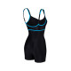 Maillot Femme Venus Combi R BLACK TURQUOISE