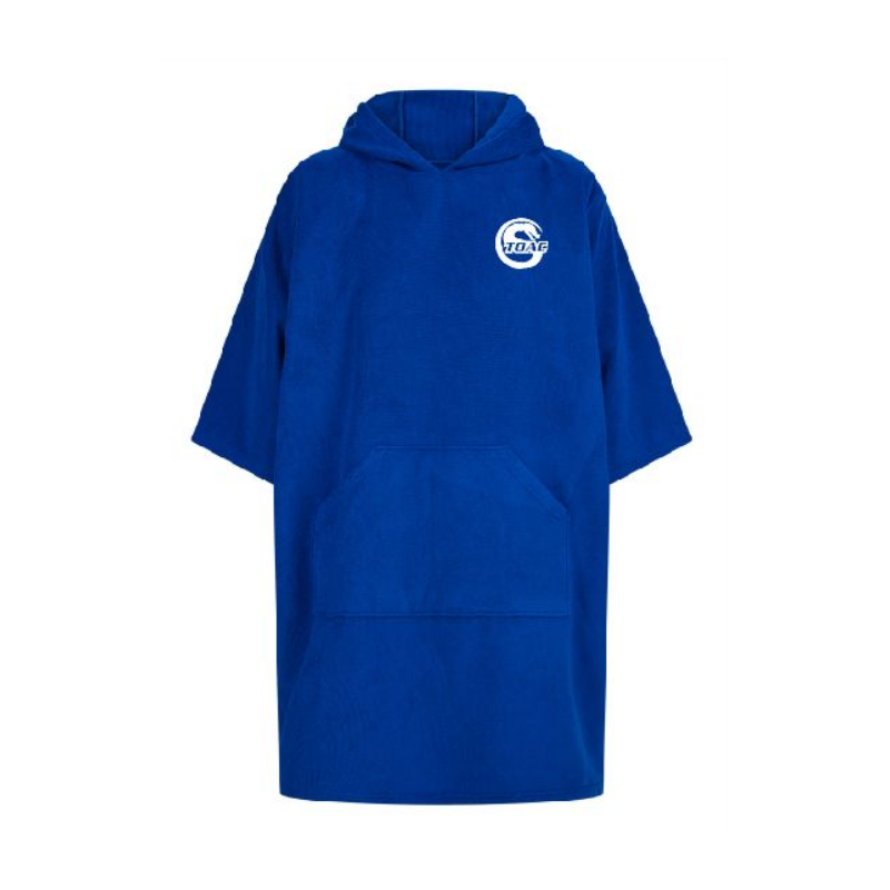 Poncho Unisexe Juniors Bleu Royal - Broderie TOAC - Broderie dos disponible (copie)
