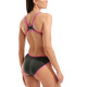 Maillot de Bain ARENA Femme ONE BIGLOGO ONE PIECE DARK SAGE-SHOCKING PINK