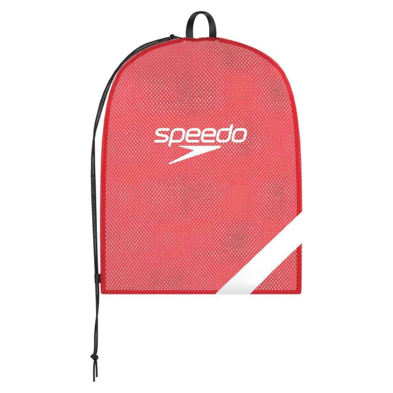 Sac XL Speedo Team en maille filet rouge