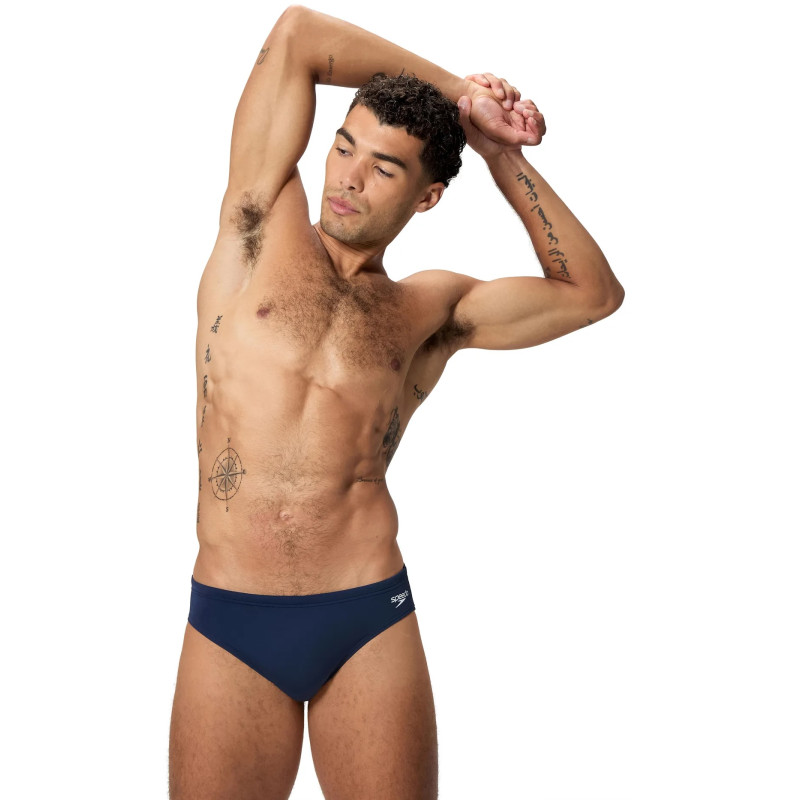 Maillot de bain Homme Speedo Endurance+ Logo 6 cm bleu marine