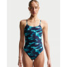 Maillot de bain Femme Nike Hydrastrong Print Green Abyss