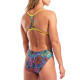 Maillot de bain femme ARENA GARDEN SWIMSUIT SWIM BOOSTERBACK BLACK MULTI-YELLOW STAR