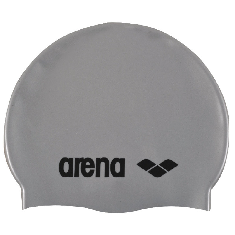 Bonnet Arena Classic Silicone JR Silver Black