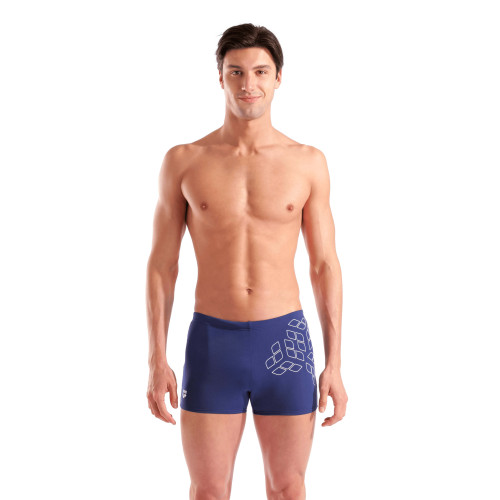 Maillot De Bain Homme Arena Kikko Graphic Swim Short Navy White