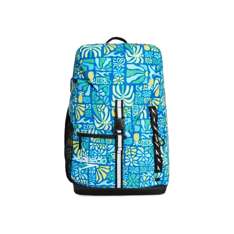 Sac à Dos Speedo Team 35L Imprimé Bleu/Vert