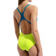 Maillot De Bain Femme Team Swimsuit Swim Pro Blue Cosmo Artic Lime