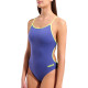 Maillot De Bain Femme Swimsuit Lace Back Solid Future Dusk Black Artic Lime