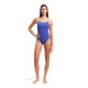 Maillot De Bain Femme Swimsuit Lace Back Solid Future Dusk Black Artic Lime