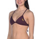Haut de Bikini Natation Arena Triangle Feel Red Wine Yellow Star