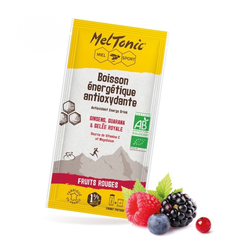 Boisson Énergétique Bio Fruits Rouges Sachet Pratique