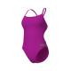 Arena Femme Swimsuit Challenge Solid Very Fuchsia Team Green