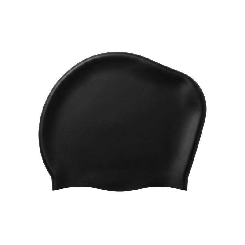 Bonnet Adulte Silicone Long Hair Uni Black