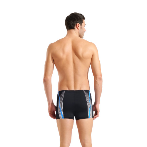 Short de bain Arena Dynamic homme — coloris noir-blanc