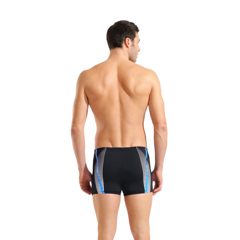 Short de bain Arena Dynamic homme — coloris noir-blanc