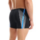 Short de bain Arena Dynamic homme — coloris noir-blanc