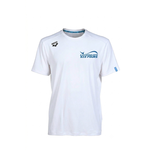 Tee Shirt Arena Blanc Team AS Cachalots Six Fours