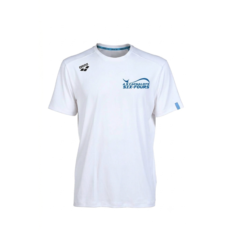 Tee Shirt Arena Blanc Team AS Cachalots Six Fours