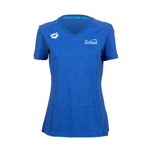 Tee-Shirt Femme - AS Cachalots Six Fours - Bleu
