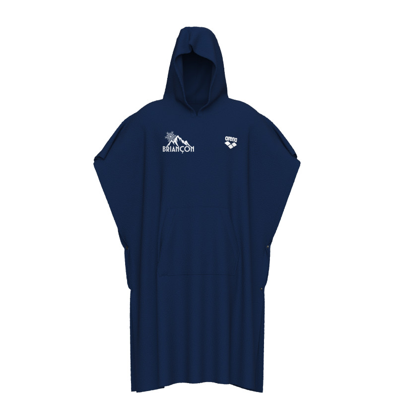 Poncho Arena Unisexe - Broderie Briancon Navy - Broderie Dos Disponible.