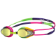 Lunettes de natation enfant Arena Tracks JR Mirror - Violet-Fuchsia-Green
