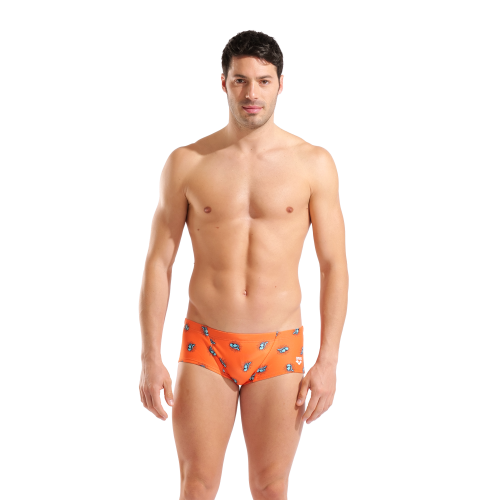 Boxer de bain homme Arena Yee-Ha taille basse - Orange Multi