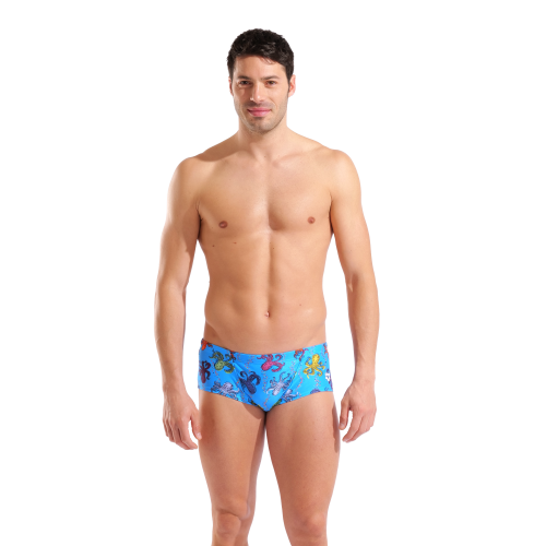 Boxer de bain homme Arena Octopus taille basse - Turquoise Multi