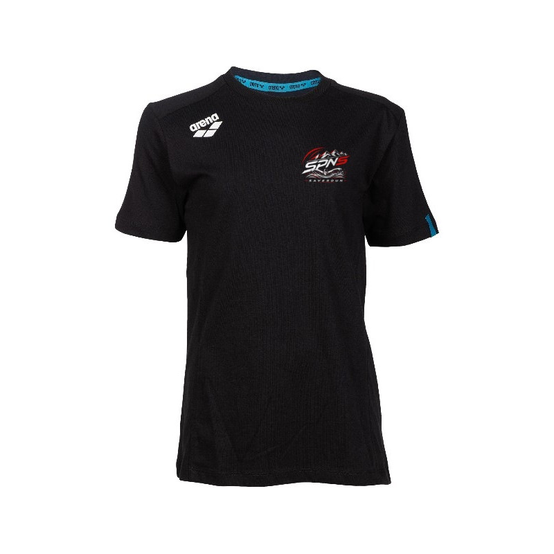 Tee Shirt Junior - Saverdun Pyrénées Natation Sauvetage - Noir