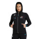 Veste à Capuche Femme - Saverdun Pyrénées Natation Sauvetage - Noir