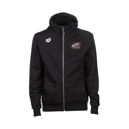 Veste à Capuche Homme - Saverdun Pyrénées Natation Sauvetage - Noir