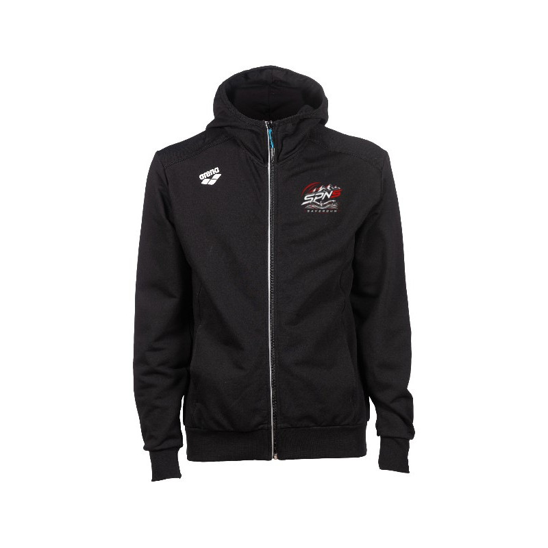 Veste à Capuche Homme - Saverdun Pyrénées Natation Sauvetage - Noir