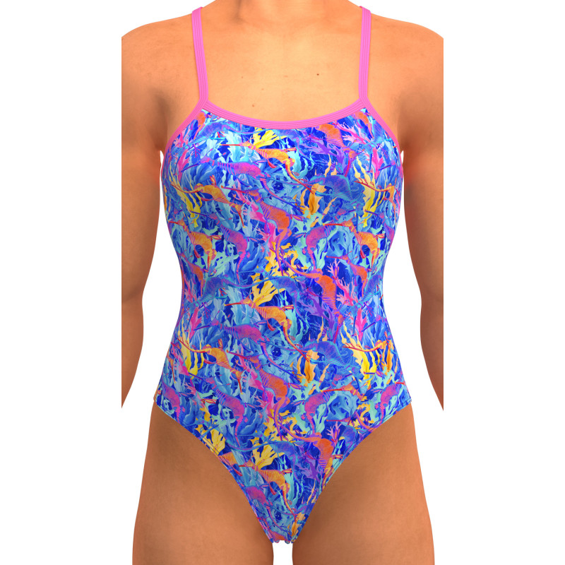 Maillot de bain 1 pièce Femme - Funkita Single Strap - Dragons Den